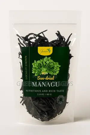 Greenleaf Veggies: Dried Managu (African Nightshade) – Ready-to-Cook