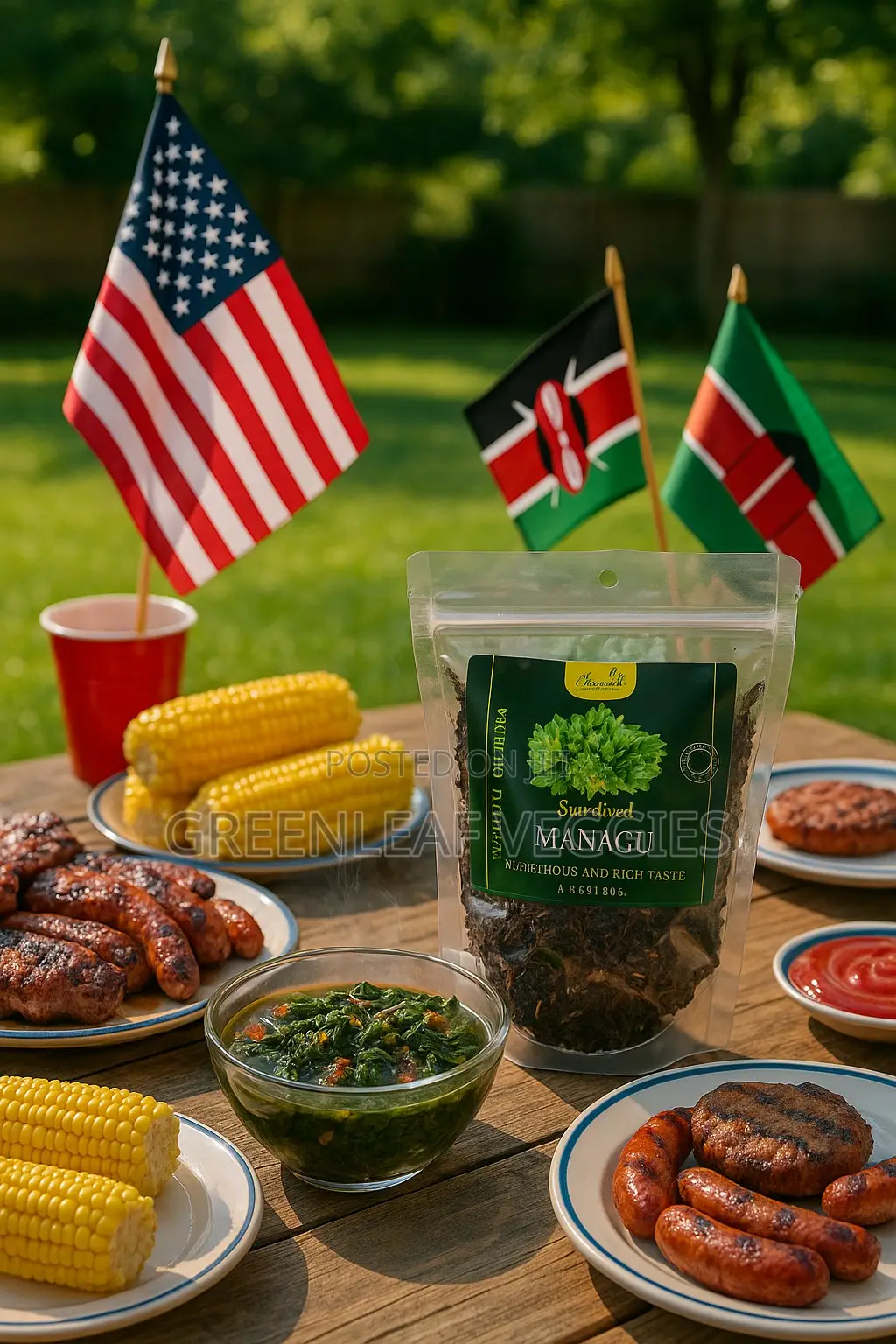 Greenleaf Veggies: Dried Managu (African Nightshade) – Ready-to-Cook