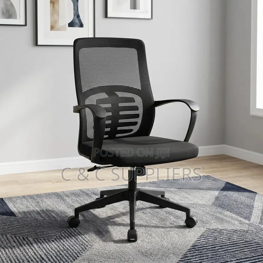 Office Mesh Staff Swivel Chair.