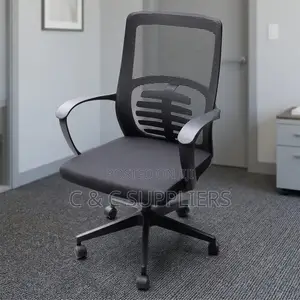 Office Mesh Staff Swivel Chair.