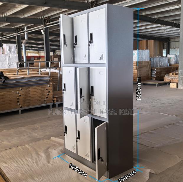 Locker; 9-Drawer Metallic Storage Cabinet - thumbnail 14