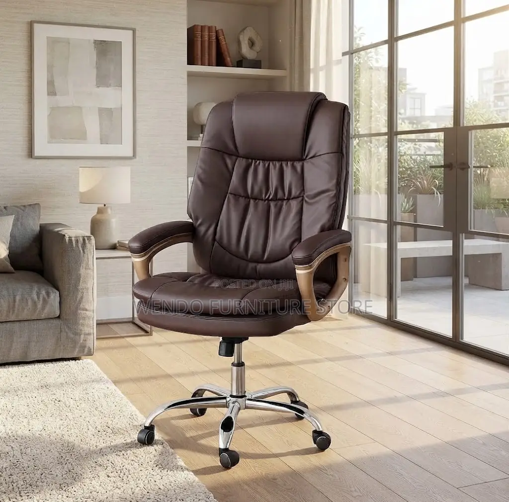 Office Chairs; Executive Leather Supportive Office Chair