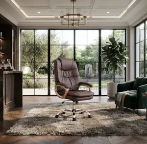 Office Chairs; Executive Leather Supportive Office Chair
