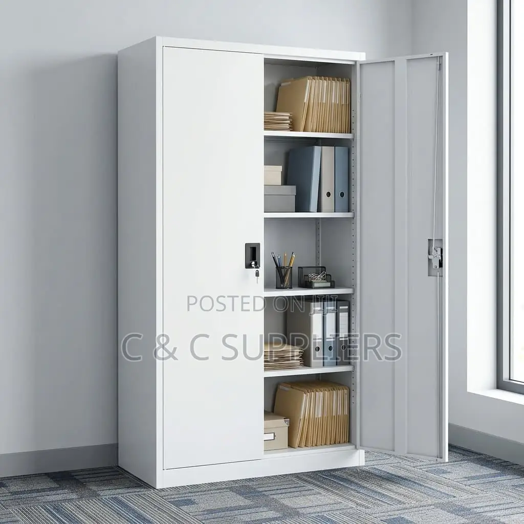 2-Door Modern File Cabinet