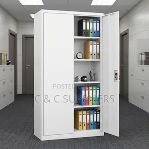 2-Door Modern File Cabinet