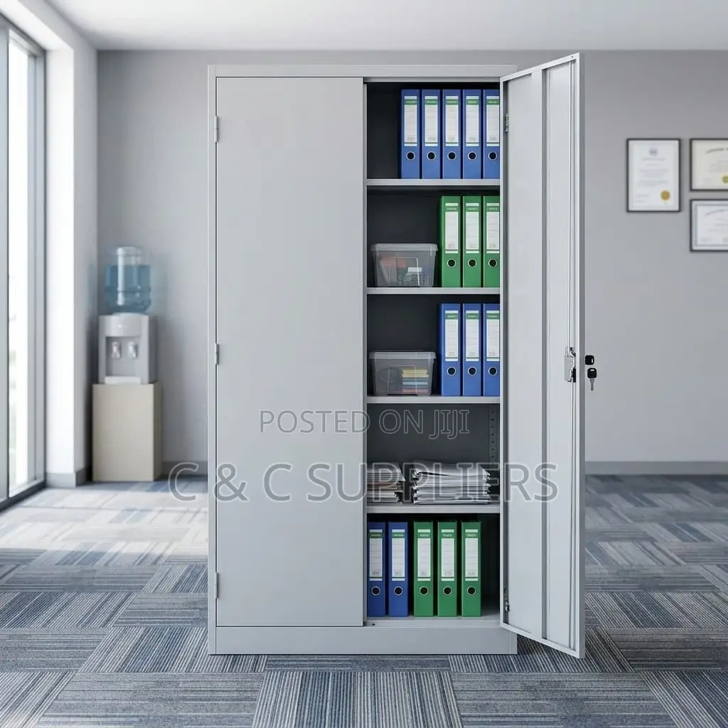 2-Door Modern File Cabinet