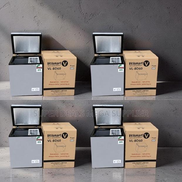 Compact Energy-Saving 60L Litre Volsmart Chest Freezer Deep Freezers - thumbnail 2