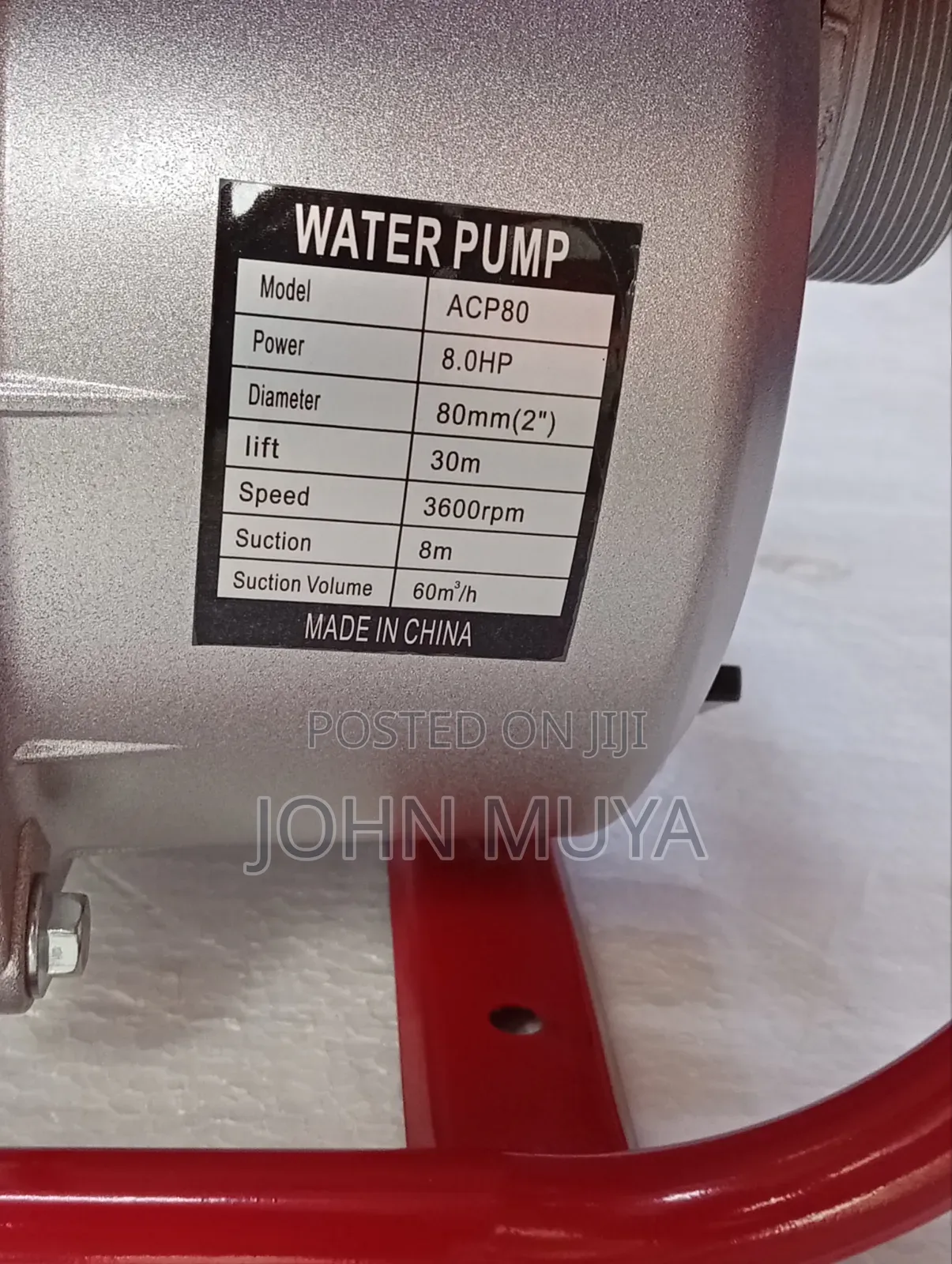 Aico ACP80 8.0 HP Gasoline Water Pump