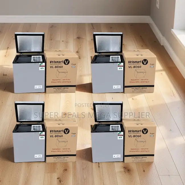 Mini Space-Efficient 60L Litre Volsmart Chest Freezer Deep Freezers