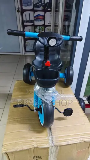 Classic Kids Pedal Tricycle – Double Storage,