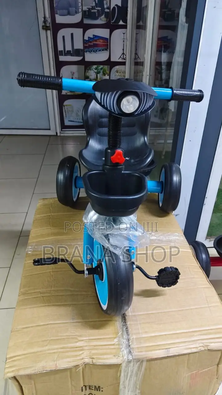 Classic Kids Pedal Tricycle – Double Storage,