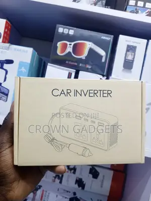 Portable 200W Car Inverter With Dual AC USB Charging Ports
