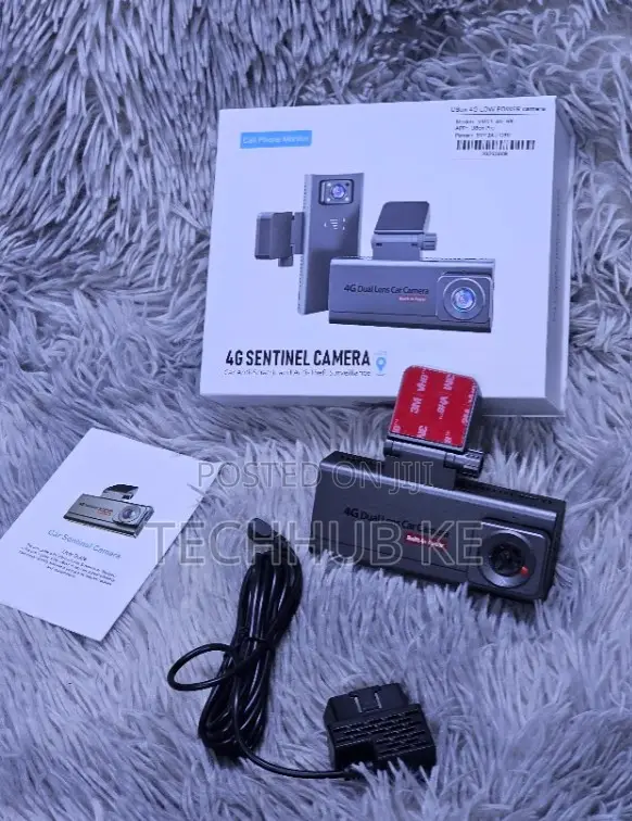4G Dual Lens Car Dash Cam With GPS, SIM Card Remote Monitoring