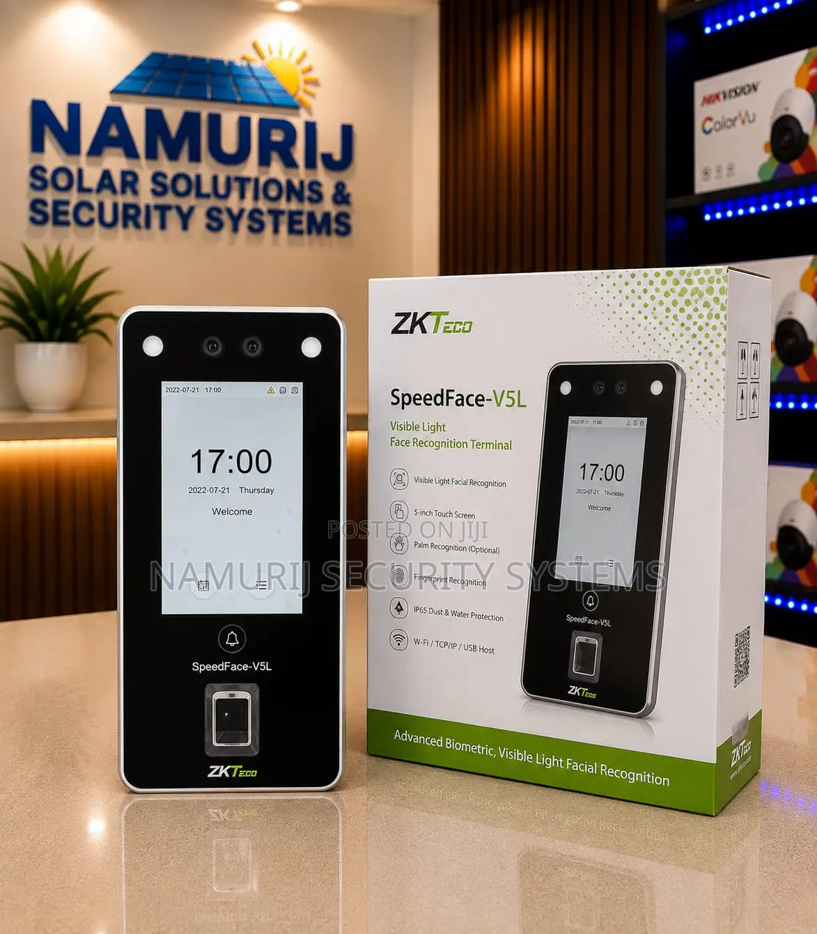 ZKTeco SpeedFace-V5L – Face Recognition Access Control & Attendance