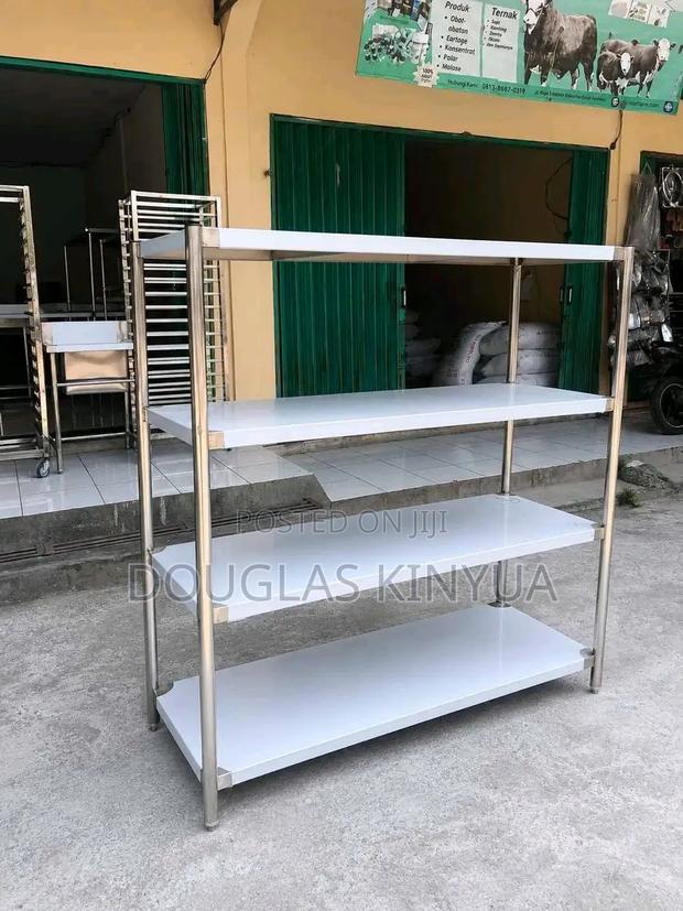 Stainless Steel Shelving Rack - main view