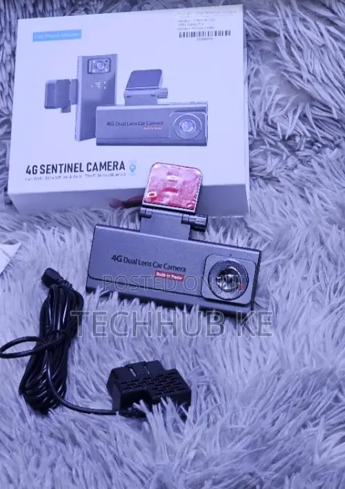 4G Dual Camera Car Dash Cam With GPS Mobile Monitoring