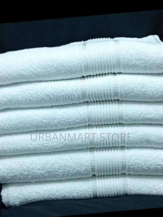 Hotel King Size White Towels 90×165cm Heavy Quality