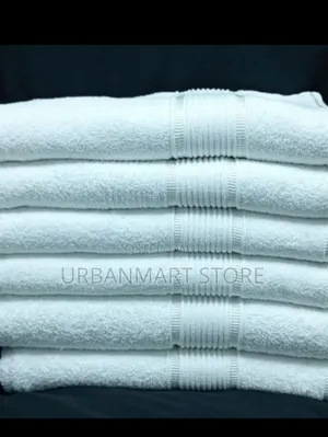 Hotel King Size White Towels 90×165cm Heavy Quality