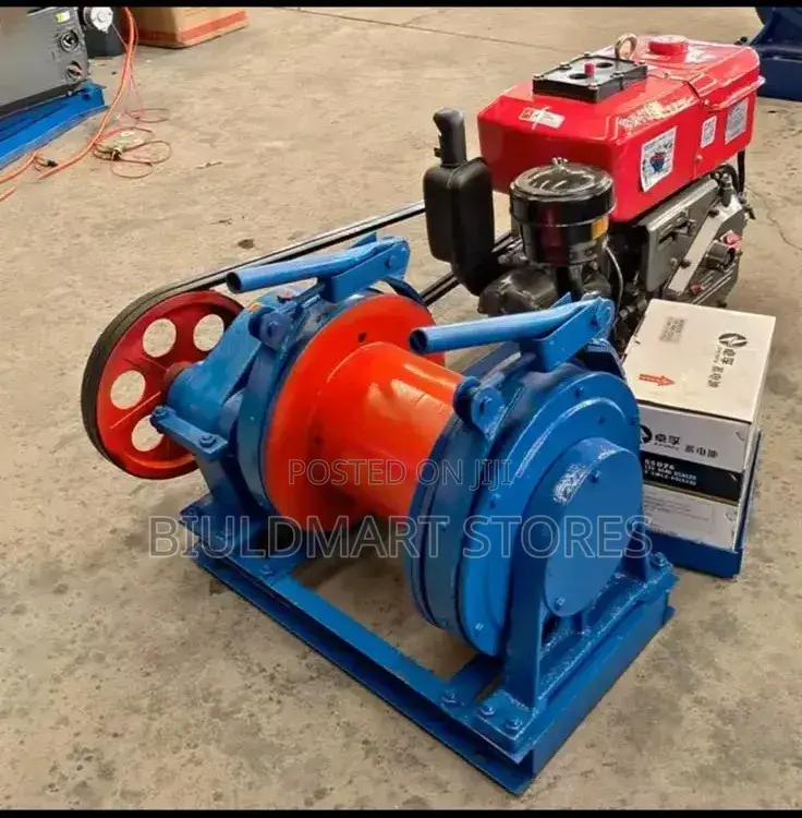 Heavy Duty Single Cylinder Diesel Winch