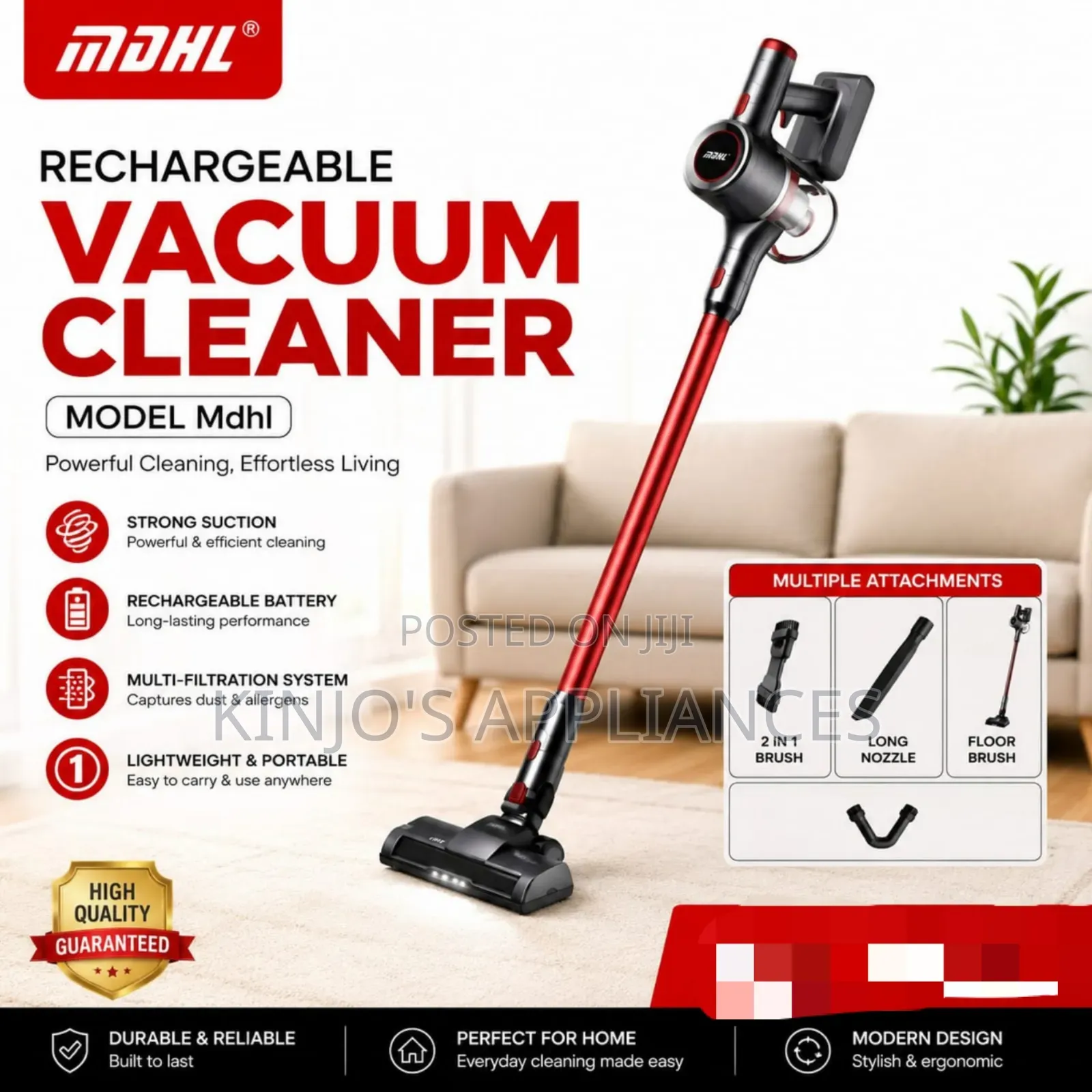 Rechargeable Vacuum Cleaner