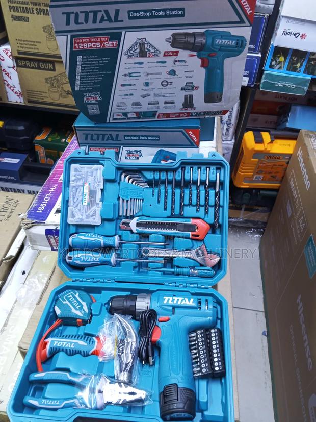 Total 129pcs Cordless Drill Set/ Total 129pcs Drill Set
