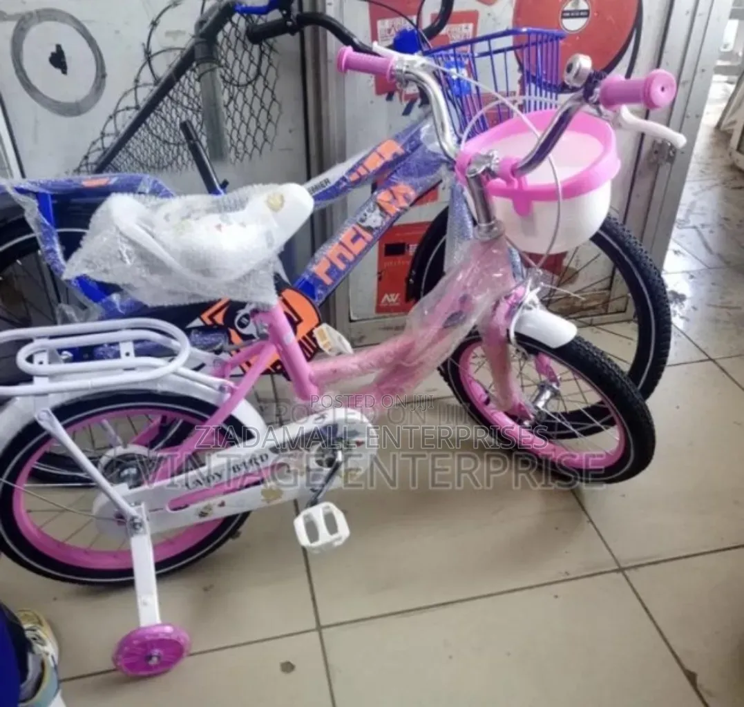 Restocked - New Ladybird Bike Size 16 With Trainer Wheels