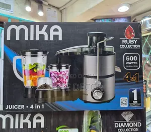Mika 4-in-1 Juicer, Blender, Grinder Chopper