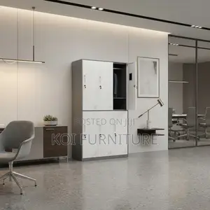 Office Cabinet; 6-Locker Metallic Cabinet