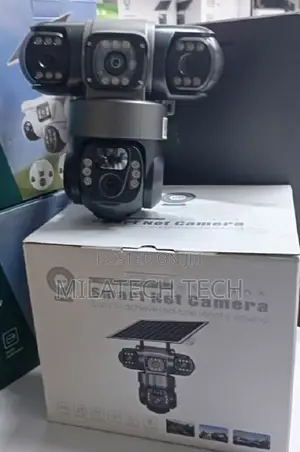 Triple Lens 4G Solar Camera With Night Vision Motion Detection