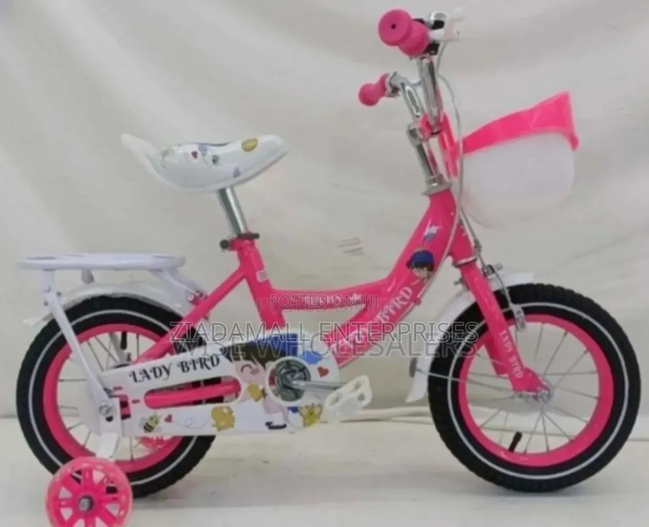 All Stocked Ladybird Bike Size 16 With Trainer Wheels