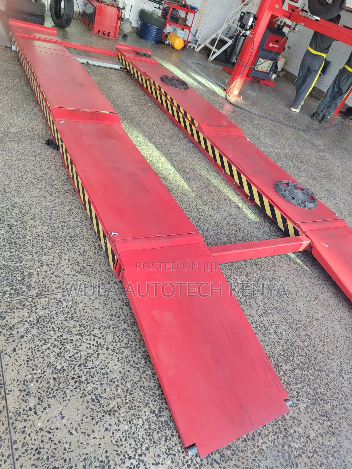 Mechanical Safe Locking System Big Scissor Carlift Sunshine Italy