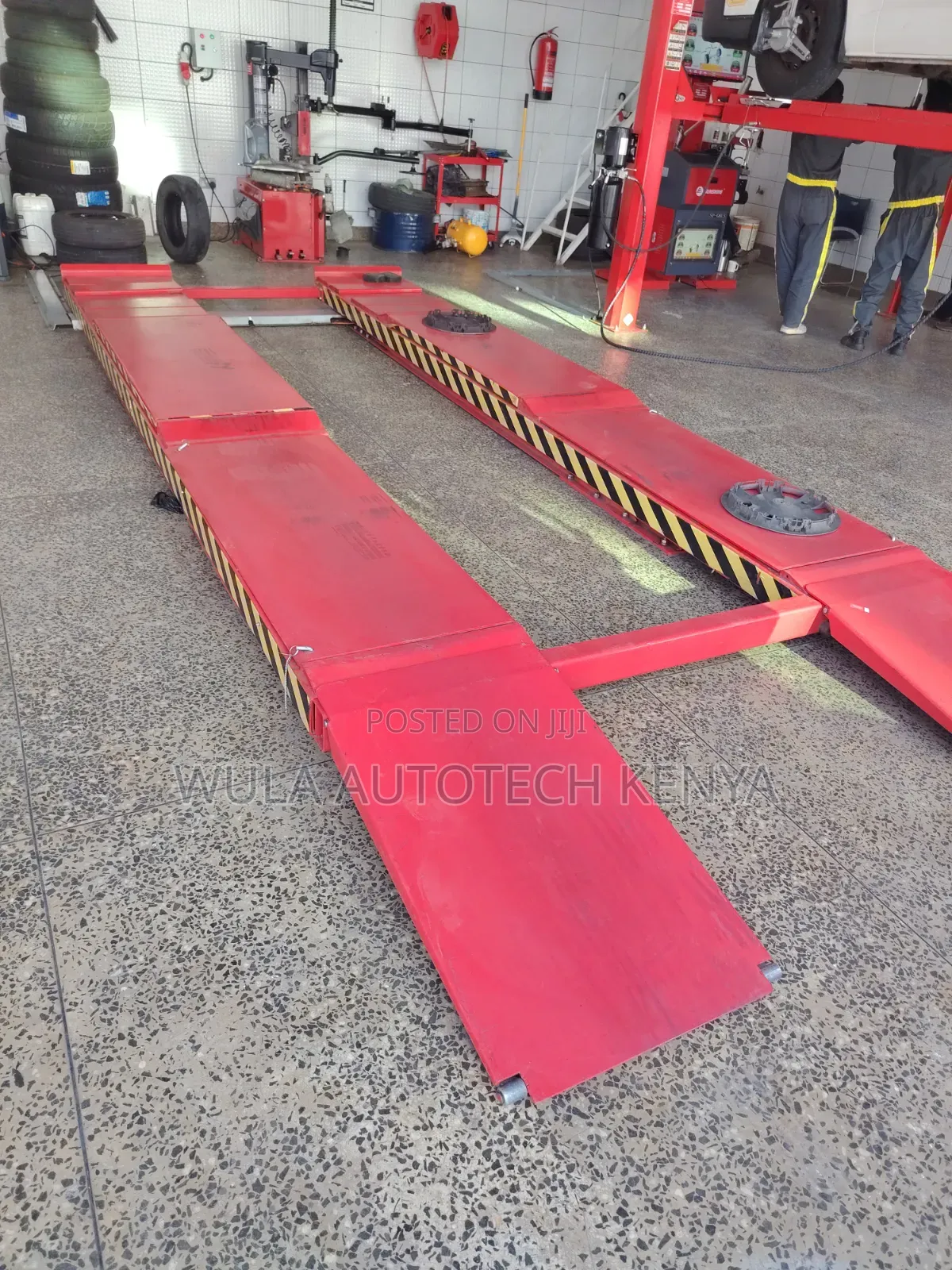 Mechanical Safe Locking System Big Scissor Carlift Sunshine Italy