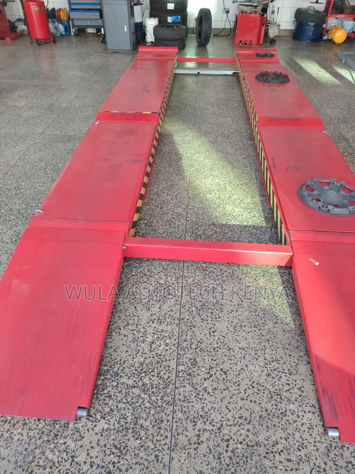 Mechanical Safe Locking System Big Scissor Carlift Sunshine Italy