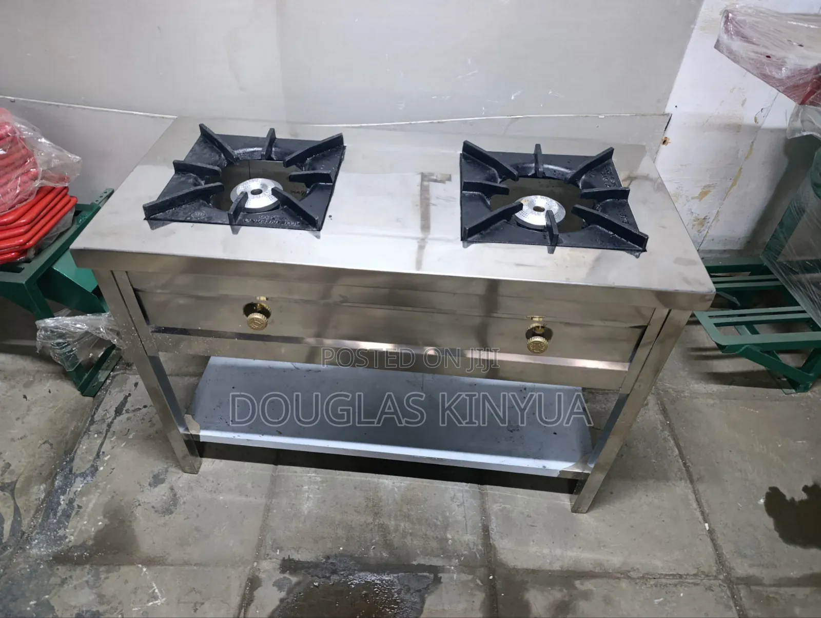 Stainless Steel 2burner Heavy Duty Cooker.