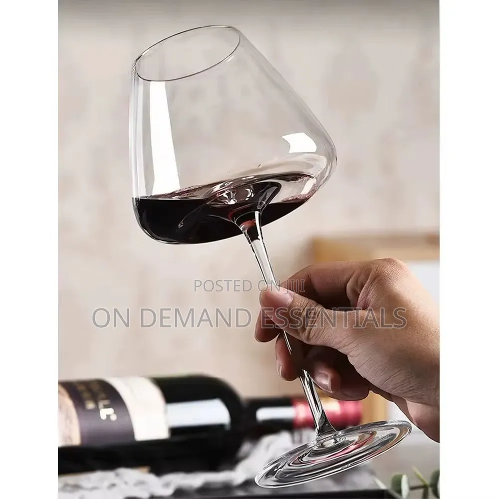 675 Ml 6 PCS Set Long Stem Crystal Wine Glasses.
 Set of 6 PCS