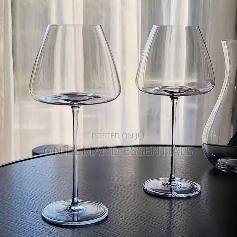 675 Ml 6 PCS Set Long Stem Crystal Wine Glasses.
 Set of 6 PCS