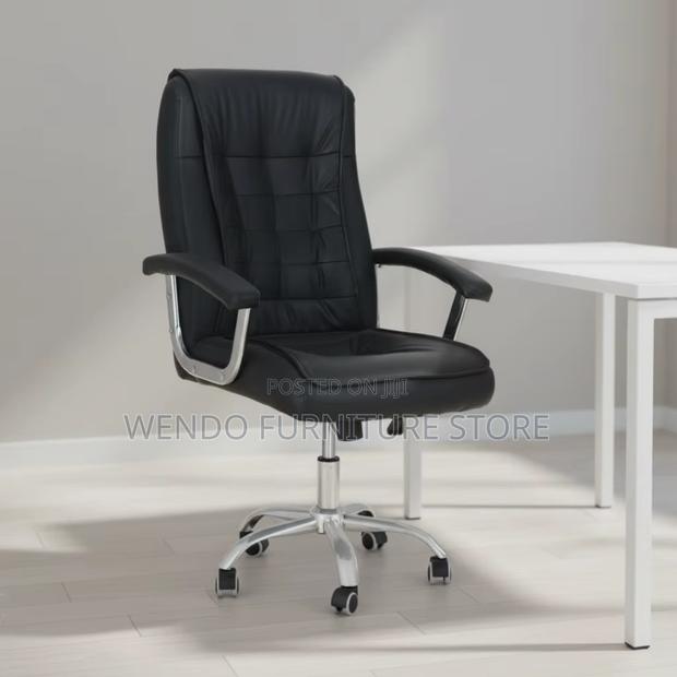 Office Chair; Adjustable Leather Office CCB Chair - thumbnail 3
