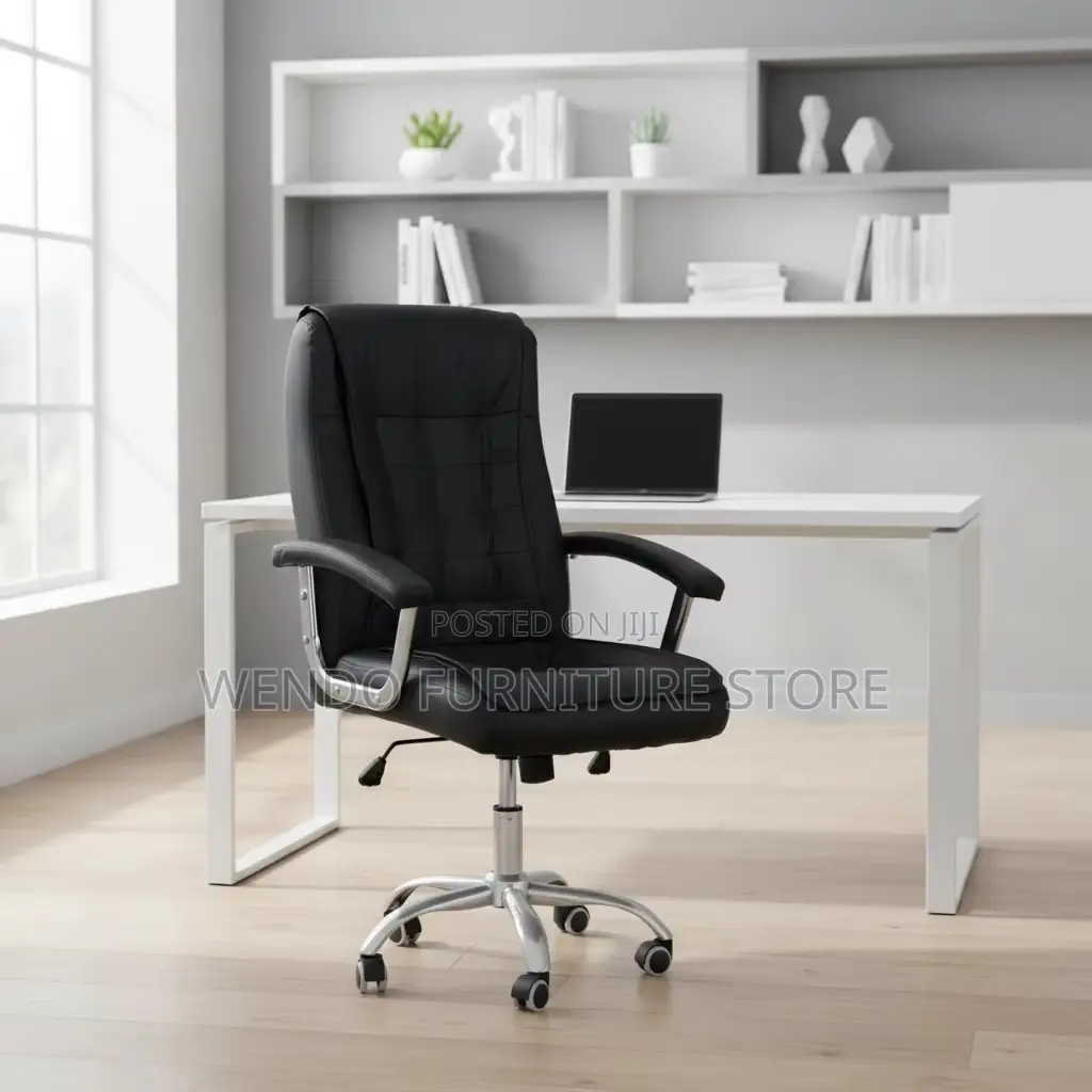 Office Chair; Adjustable Leather Office CCB Chair