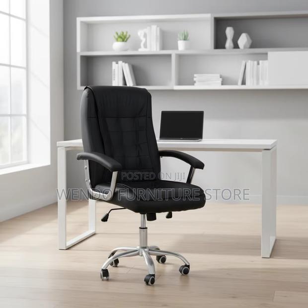 Office Chair; Adjustable Leather Office CCB Chair - thumbnail 6