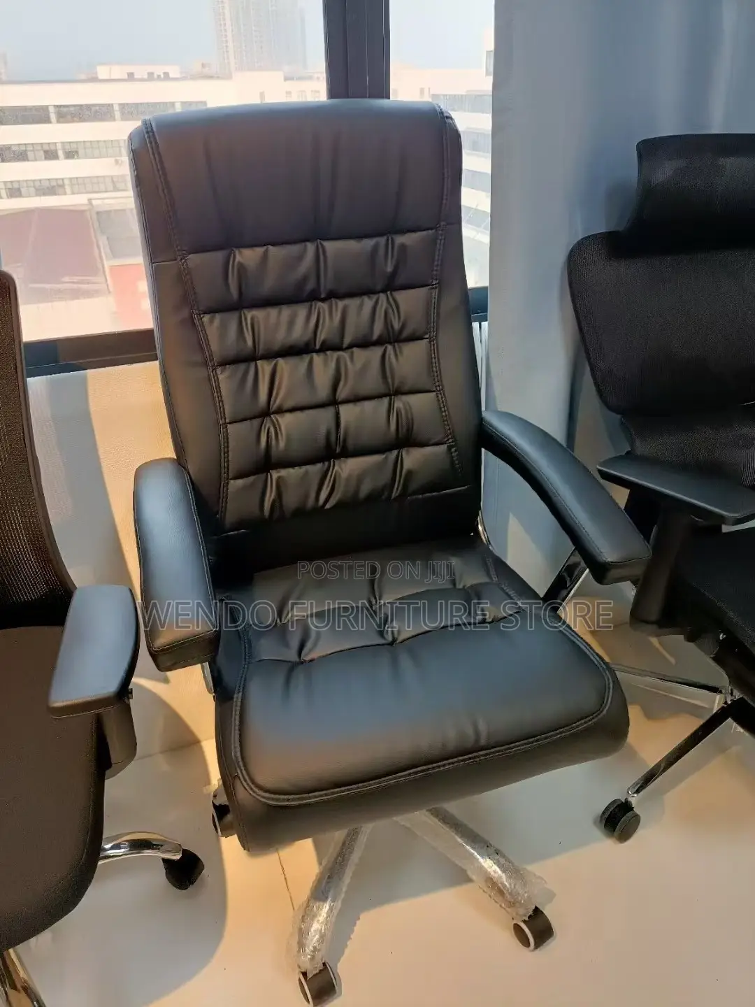 Office Chair; Adjustable Leather Office CCB Chair