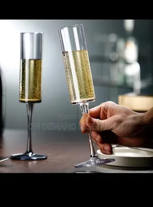 Elegant Crystal Champagne Glasses