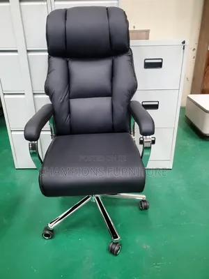 Plush Executive Black Office Chair