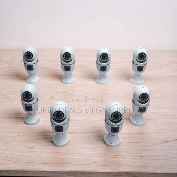 Advanced Color Night Vision Dual Lens PTZ WiFi Bulb Camera - main view