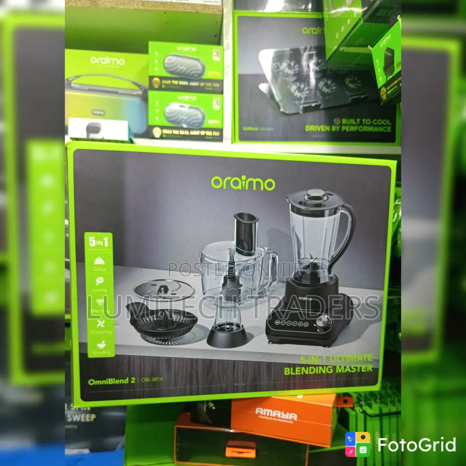 Oraimo OmniBlend 2 21000 RPM Speed 5-in-1 Blender