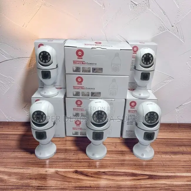 Powerful Color Night Vision Dual Lens PTZ WiFi Bulb Camera