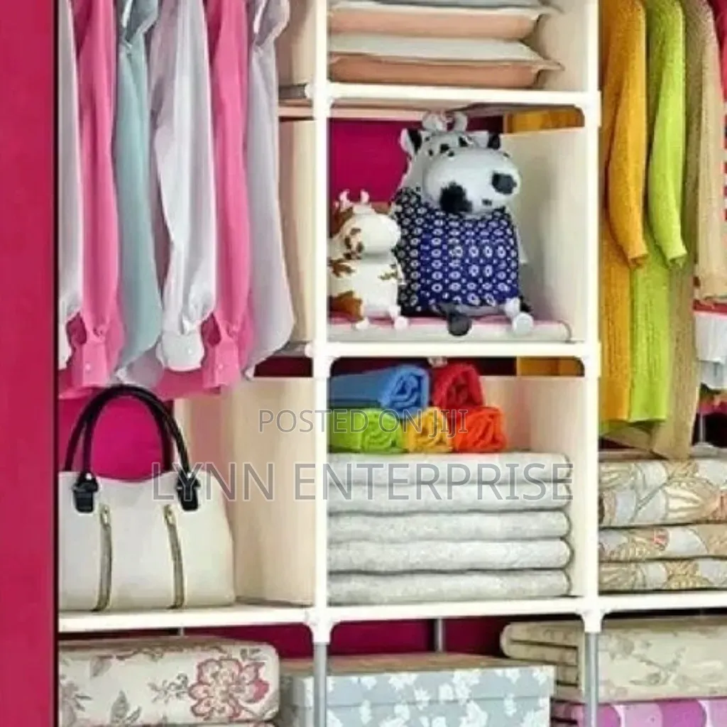 3 Column 175cm X130 Cm METTALLIC Wardrobe