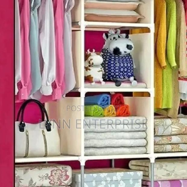 3 Column 175cm X130 Cm METTALLIC Wardrobe - thumbnail 2