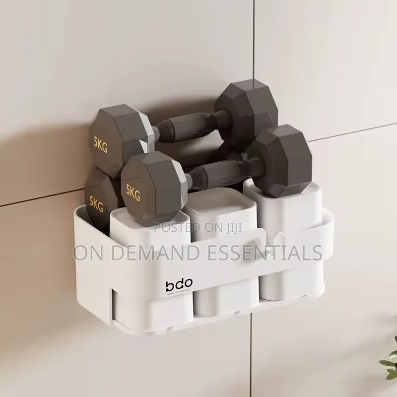 Bathroom Wall Mounted Toothbrush Holder With 3 Cups