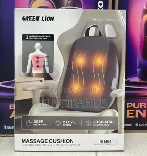 Green Lion Massage Cushion Brand New Sealed