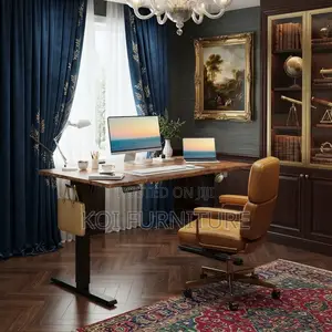 Office Desk; 1.2 Meters Electric Adjustable Koi Modern Gaming Desk